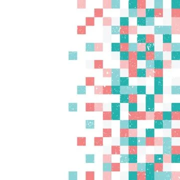 Abstract Pixel Background Stock Illustration