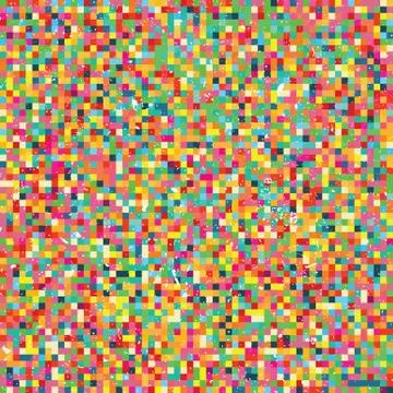 Abstract Pixel Background Stock Illustration