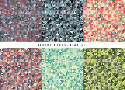 Abstract Pixel Backgrounds Illustrazione stock