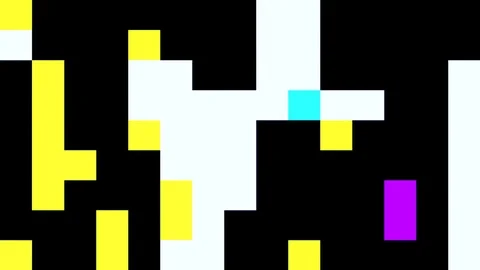 Abstract pixel block moving background New quality universal motion dynamic Stock Footage 80297270