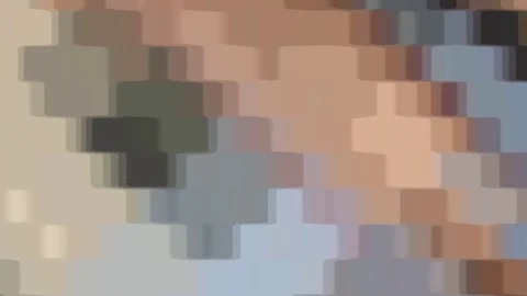 Abstract pixel block moving background. New quality universal motion dynamic Stock Footage 85240498