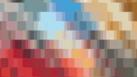 Abstract pixel block moving background. New quality universal motion dynamic Stock Footage 85376619