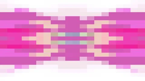 Abstract pixel block moving seamless loop background animation 45 New quality Stock Illustration