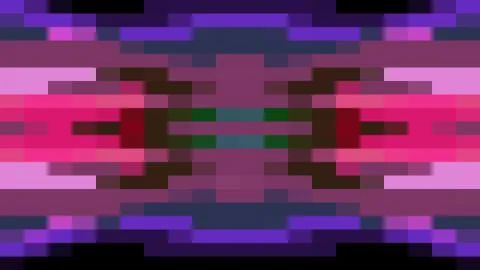 Abstract pixel block moving seamless loop background animation 11 New quality 스톡 일러스트
