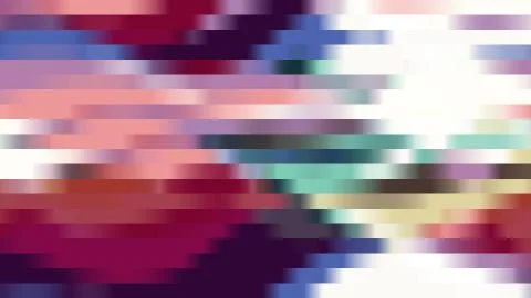 Abstract pixel block moving seamless loop background animation 18 New quality イラスト素材