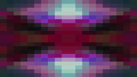 Abstract pixel block moving seamless loop background animation 31 New quality 스톡 일러스트