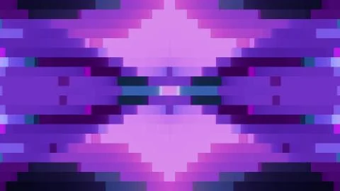 Abstract pixel block moving seamless loop background animation 41 New quality Illustrazione stock
