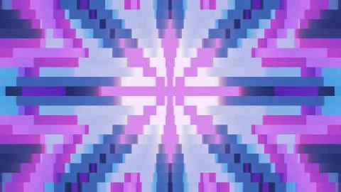 Abstract pixel block moving seamless loop background animation 42 New quality Stock Illustration