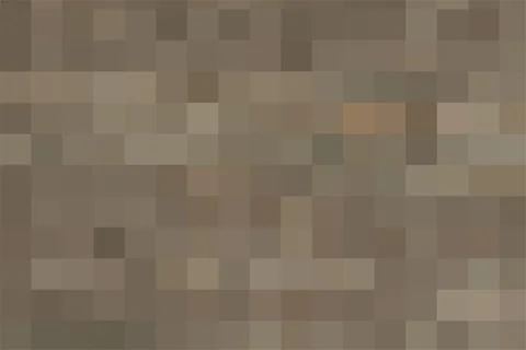 Abstract pixel brown background. Vector geometric texture of square brown pixels Illustrazione stock