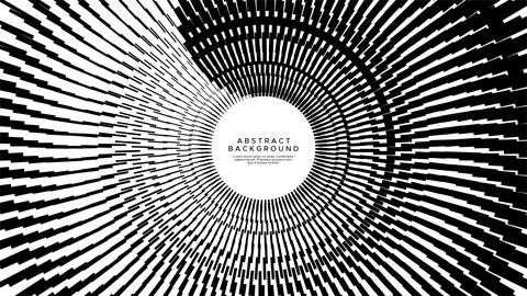 Abstract pixel circle background. DIgital abstract circle background template. Stock Illustration