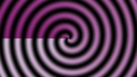 Abstract pixel clock animation 4K Stock Footage 336517162