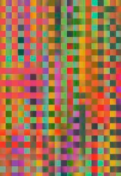 Abstract pixel colored pattern Stock Illustration