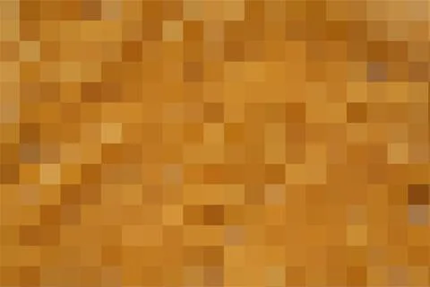 Abstract pixel dark yellow background. Geometric texture from sand squares Stock Illustration