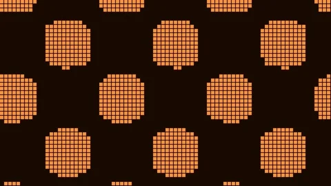 Abstract pixel grid background pattern showing digital data flow and connec.. Stock Footage 342523422