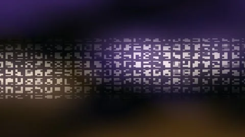 Abstract Pixel Grid Light Waves Seamless Loop Stock Footage 340562092