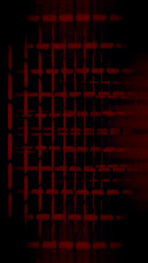 Abstract pixel grid in red, purple, and green hues, shifting and blending. Stock Footage 284267221