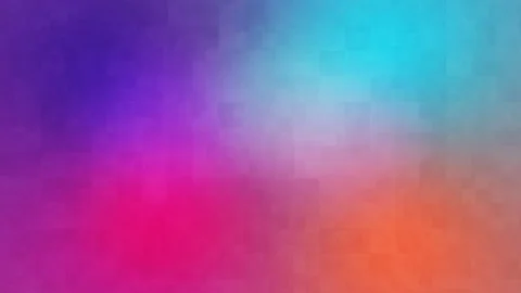 Abstract pixel mosaic background with colorful gradient, motion graphic loop Stock Footage 346736564
