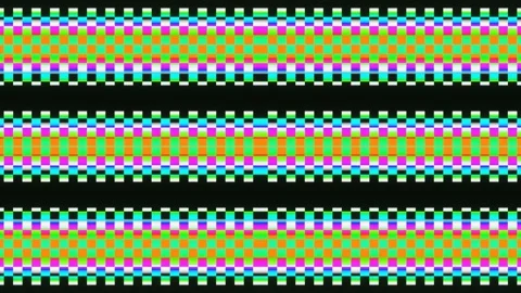 Abstract pixel multicolored lines VJ Loop Stock Footage 173541573