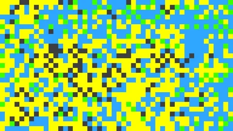 Abstract pixel retro 8bit chaotic lo-fi video game glitch noise texture Stock Footage 288069529