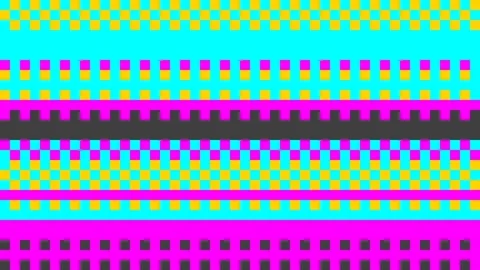 Abstract pixel retro 8bit neon blue pink arcade video game background Stock Footage 287365359