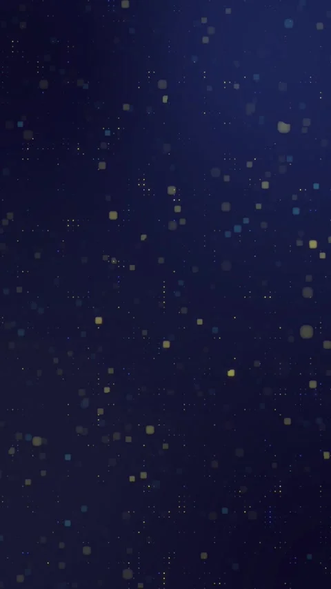 Abstract pixel technology background animation with blue yellow square grid Stock-Footage 313090581