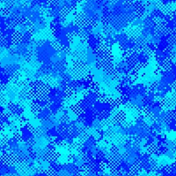 Abstract Pixel Texture with Squares for Banner, Card, Web or Textile Prints Illustration