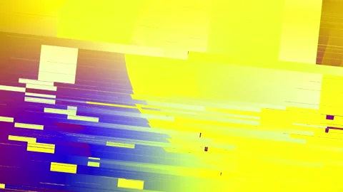 Abstract pixelate animation with glitch and pixel sorting effects 2D animation Stock Footage 195364761