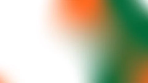 Abstract pixelated background with Indian flag colors saffron white and gre.. Stock Illustration