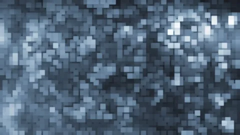 Abstract pixelated background randomly changing the colors of pixels and squares Stock Footage 258374667