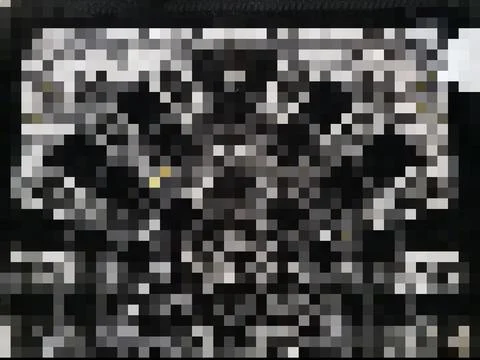 Abstract pixelated of Dark mosaic textured background. Illustrazione stock