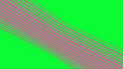 Abstract pixelated diagonal lines on a vibrant green background Stock Illustration