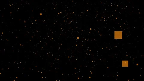 Abstract Pixelated Fire Embers and Falling Ashes Loop Stock Footage 330860681