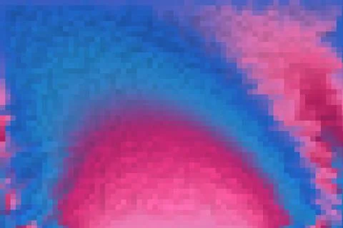 Abstract Pixelated Gradient Background in Blue and Vibrant Pink 스톡 일러스트