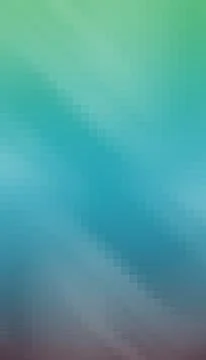 Abstract Pixelated Gradient Background in Teal and Green Stock Illustration