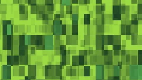 Abstract Pixelated Green Patterns Resembling Lush Foliage and Dynamic Natur.. Stock Footage 302244285