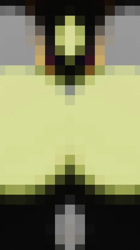 Abstract Pixelated Kaleidoscope Visuals Video stock 341302591