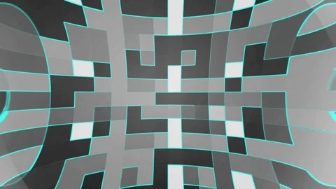 Abstract Pixelated Monochromatic Motion Background Animation Clip 库存影片 331718705