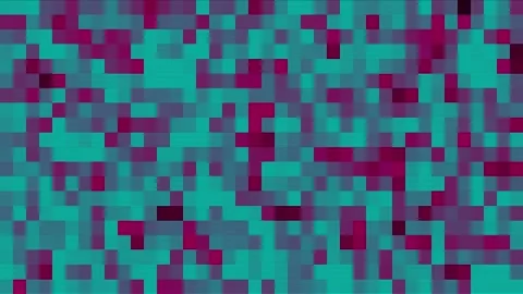 Abstract Pixelated Pattern with Black Bar Transition in Cinematic Motion Stock Footage 340948141