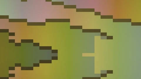 Abstract pixelated sound wave visualization with earthy tones and symmetric.. Stock Footage 345652639