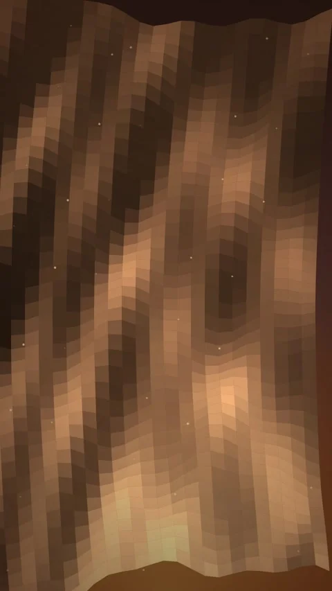 Abstract pixelated texture background, warm brown and gold tones, digital a.. Stock Footage 347699134