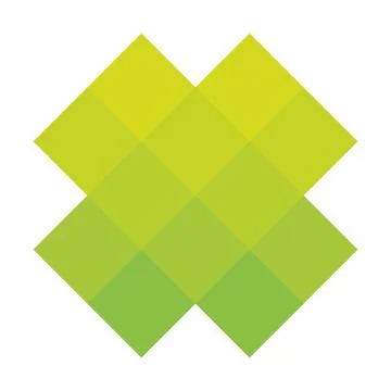 Abstract pixelized mosaic logo Stock-Illustration