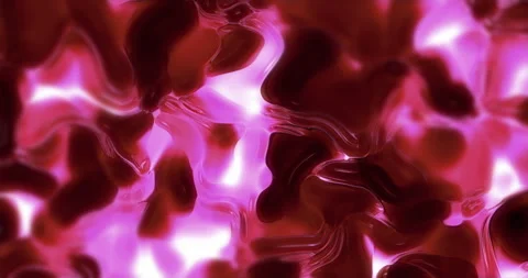 Abstract plactic glow animation on red Stock-Footage 281179281