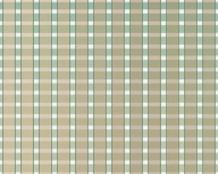 Abstract plaid pattern with beige, green, and cream grid lines creates a ca.. Illustrazione stock