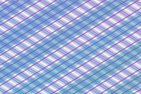 Abstract plaid pattern in purple and blue diagonal stripes creates a clean,.. Illustrazione stock