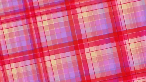 Abstract Plaid Pattern with Red and Pink Tones Stock Footage 332043917