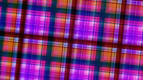 Abstract Plaid Pattern with Vibrant Colors Stock Footage 332199713