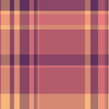 Abstract plaid pattern with warm, muted tones. Soft intersecting lines evoke  Illustrazione stock