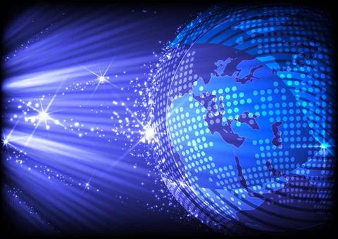 Abstract Planet Background. Abstract Planet Background. Vector Illustratio... Fotos de archivo