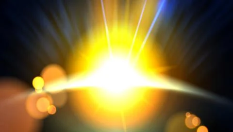 Abstract Planet Beautiful Sun Rays Of Light Buckground イラスト素材
