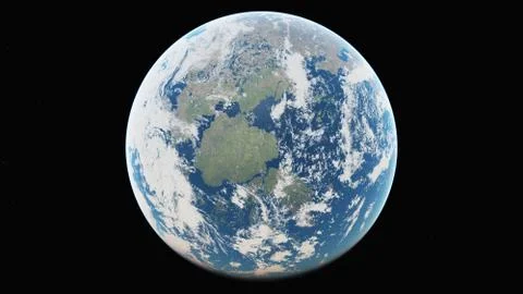 Abstract planet like earth Stock Illustration